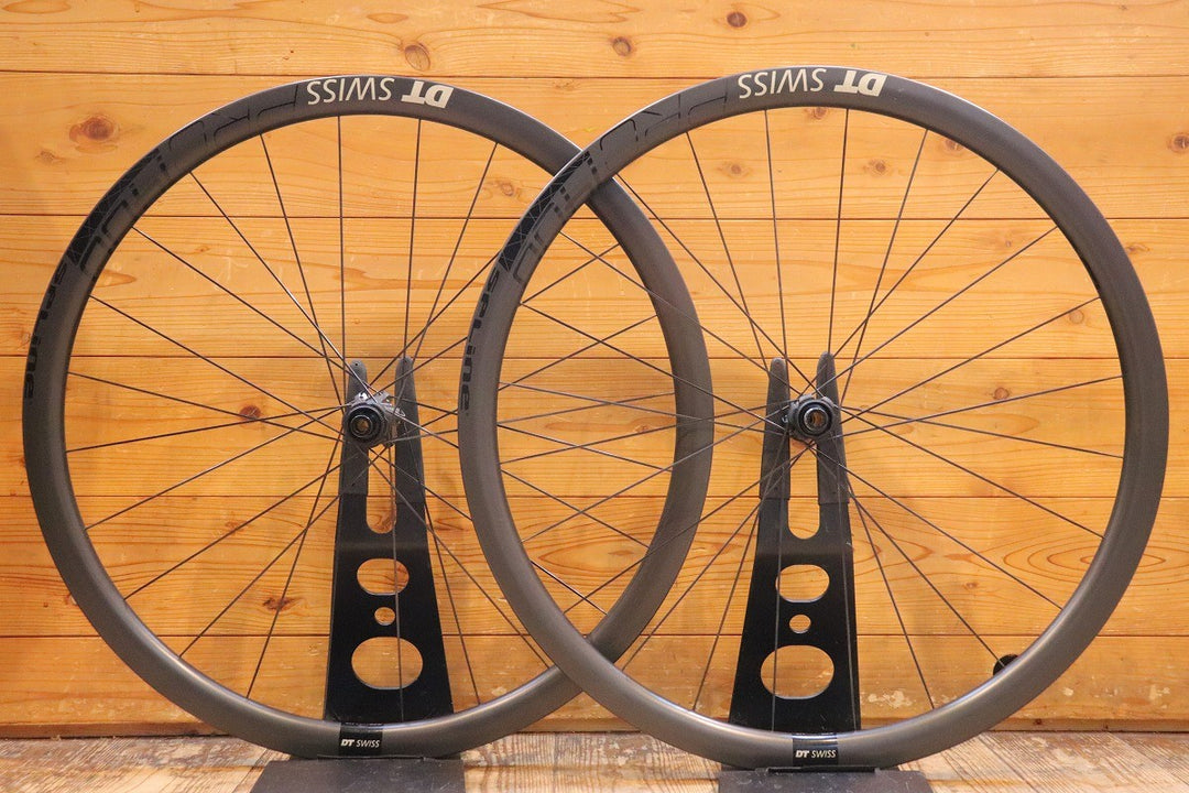 DT SWISS PRC 1400 SPLINE DB 35 カーボン チューブレスレディ ホイールセット シマノ12/11S ワイドリム 18C 【芦屋店】
