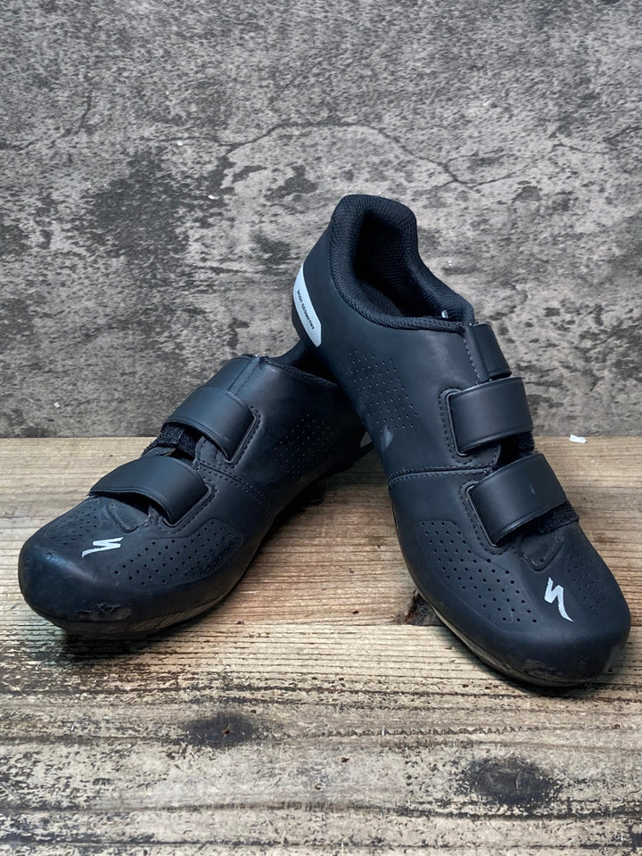 JP498 スペシャライズド SPECIALIZED TORCH WIDE 3穴 ビンディングシューズ EU41 黒