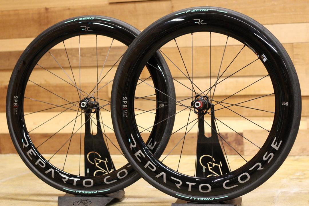 ビアンキ BIANCHI レパルトコルサ REPARTO CORSE RC50/RC65 SPB カーボン チューブレス ホイールセット シマノ12/11S 【立川店】