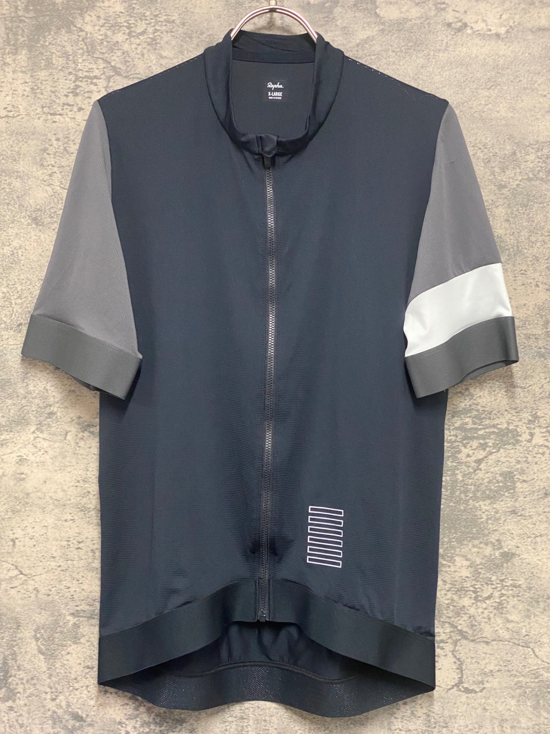 KF092 ラファ Rapha PRO TEAM TRAINING JERSEY 半袖 サイクルジャージ 黒 XL