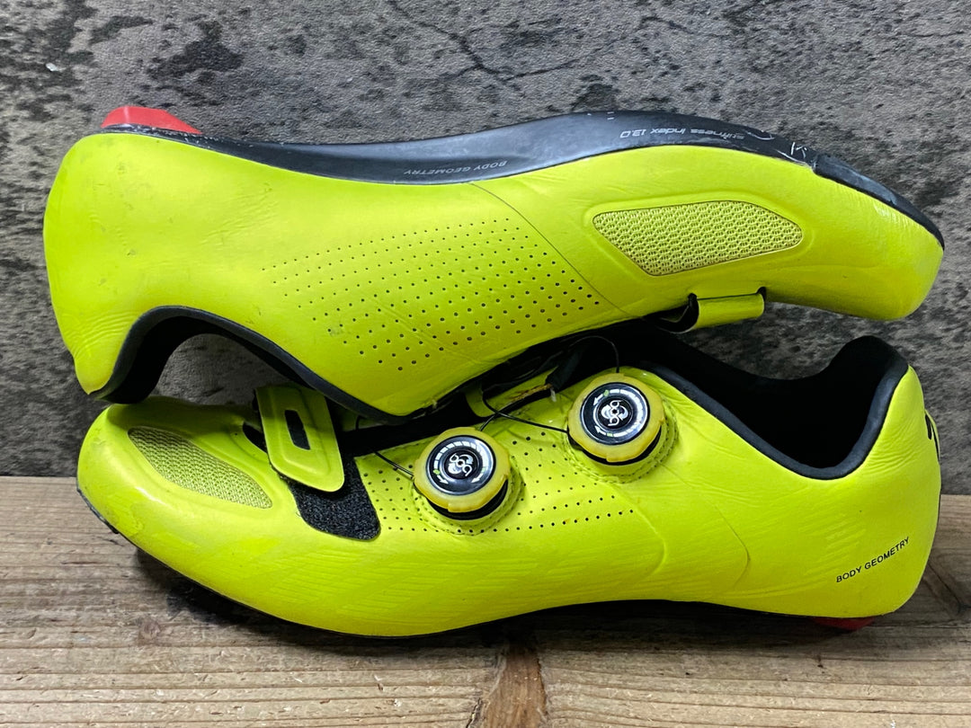 KH648 スペシャライズド SPECIALIZED S-WORKS RD ビンディングシューズ 黄 EU42