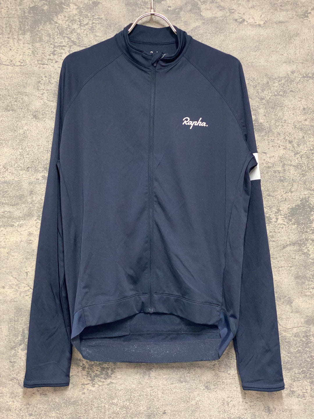 JV498 ラファ Rapha CORE LONG SLEEVE JERSEY 長袖 サイクルジャージ ブラック LARGE 裏起毛