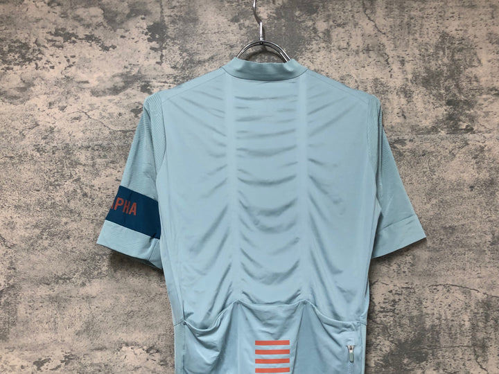JO795 ラファ Rapha PRO TEAM JERSEY 半袖 サイクルジャージ 水 S