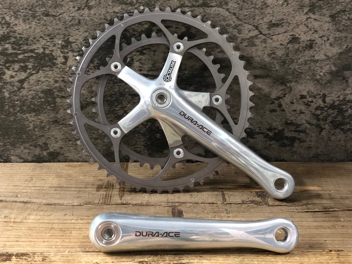KO826 シマノ SHIMANO デュラエース DURA-ACE FC-7701 クランクセット 165mm 53/39T