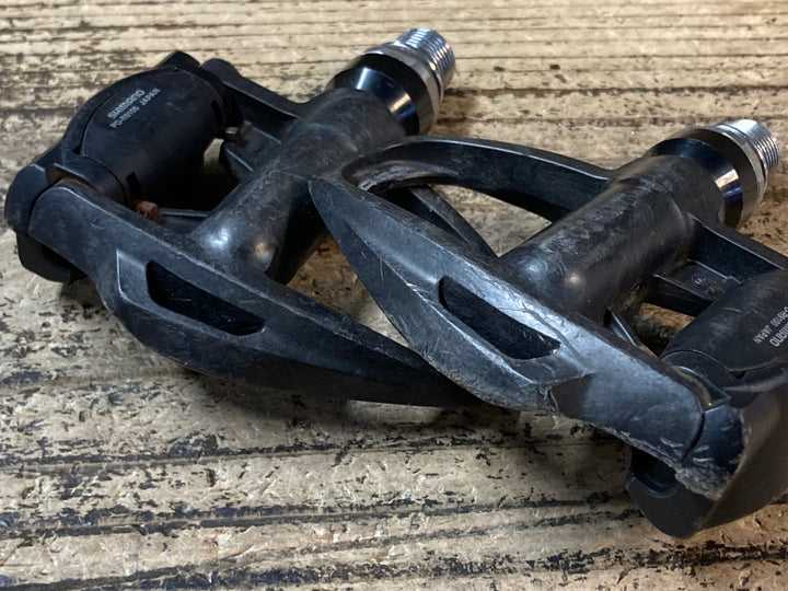 JH883 シマノ SHIMANO デュラエース DURA-ACE PD-R9100 ビンディングペダル SPD-SL ※プレート欠け