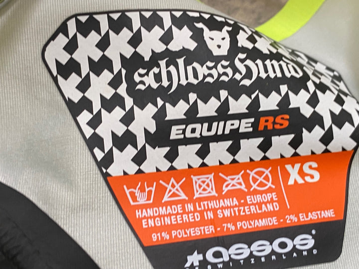 JN293 アソス assos EQUIPE RS Schlosshund Rain Jacket EVO 長袖 サイクルジャケット 黄 XS