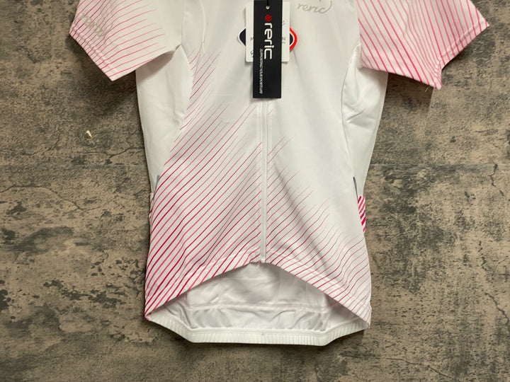 JW015 レリック reric Women's Himalia SS Jersey 半袖サイクルジャージ M 白 レディース