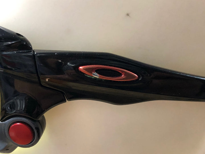 KB201 オークリー OAKLEY ジョーボーン JAWBONE サングラス アイウェア 黒 レンズ付属 ※イヤーソック劣化 レンズ小傷