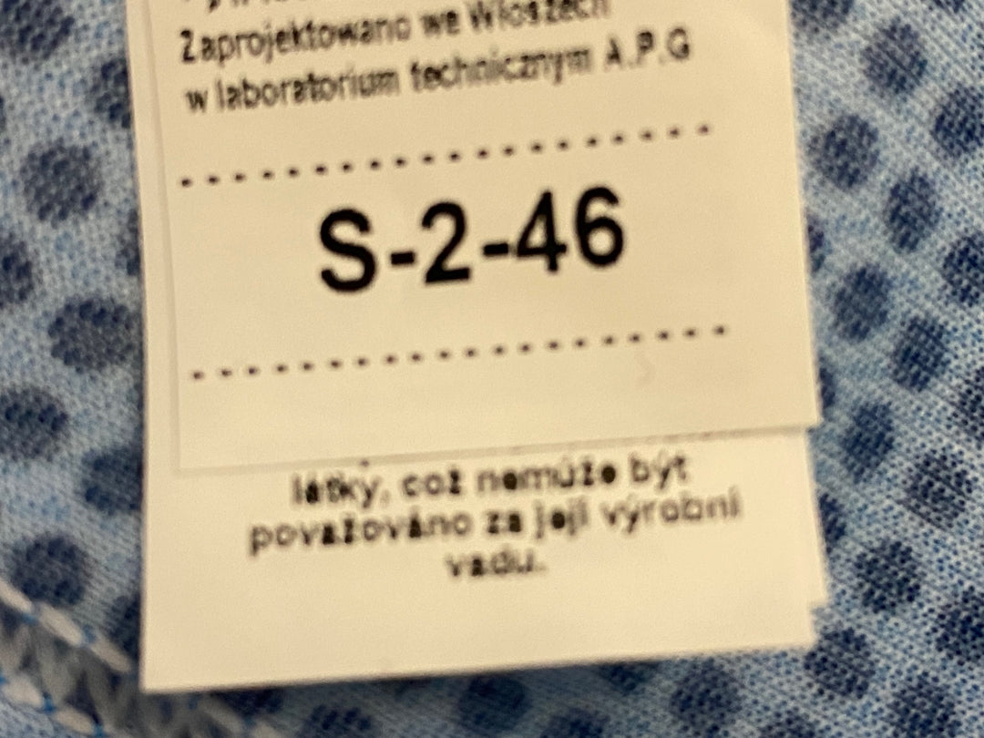 JS483 アレ ALE 半袖 サイクルジャージ 水色 S movistar