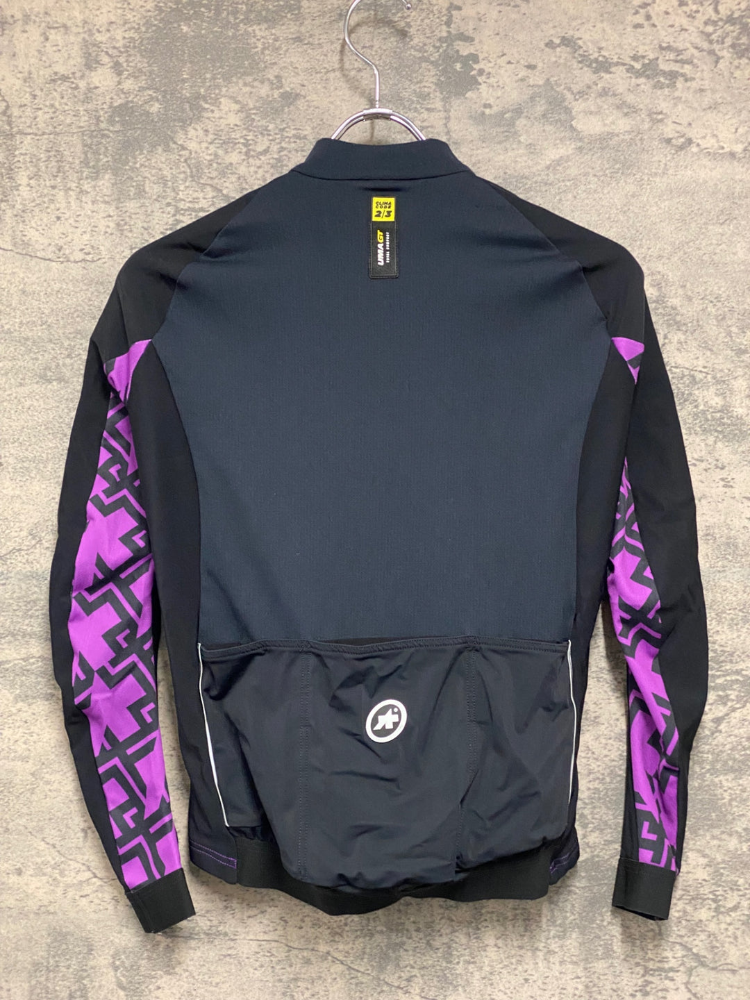 JU885 アソス ASSOS UMA GT SPRING FALL JACKET 長袖 サイクルジャケット パープル S 裏起毛 レディース