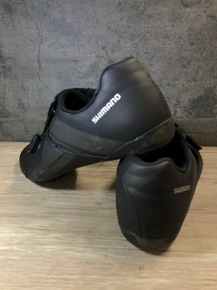 JO170 シマノ SHIMANO SH-RC300M ビンディングシューズ SPD-SL 黒 EU45