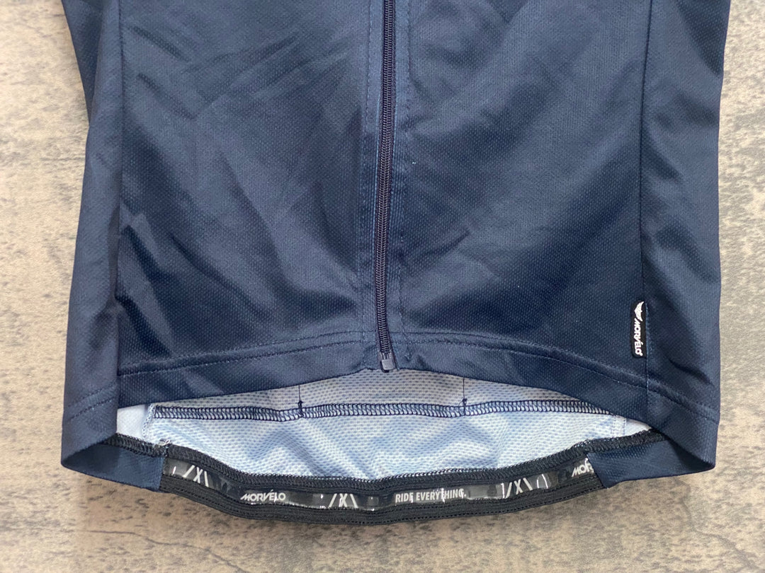 JN225 モルベロ MORVELO 半袖 サイクルジャージ 紺 緑 S