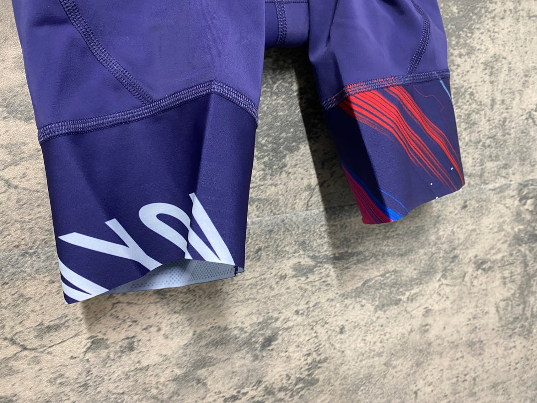 JE146 ラファ Rapha CANYON/SRAM PRO TEAM BIB SHORTS ビブショーツ パープル XXS
