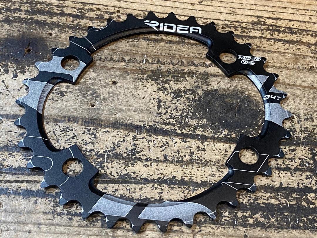JK579 リデア RIDEA 楕円 チェーンリング セット 50/34 4H BCD110