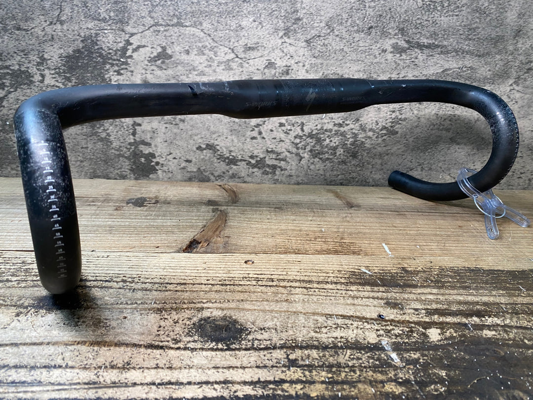 JP428 スペシャライズド SPECIALIZED S-WORKS SHALLOW BEND CARBON カーボン ドロップハンドル エンドC-C420mm Φ31.8