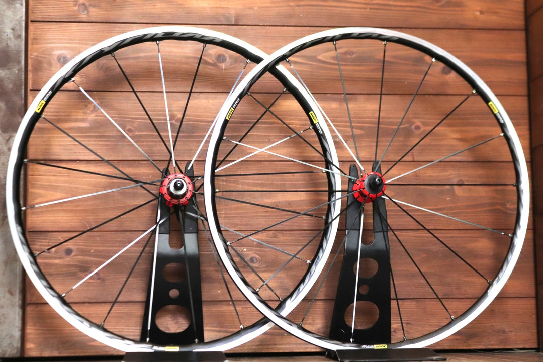 マヴィック MAVIC キシリウムエリート KSYRIUM ELITE UST アルミ チューブレスレディ ホイールセット シマノ11S/12S 【東京南麻布店】