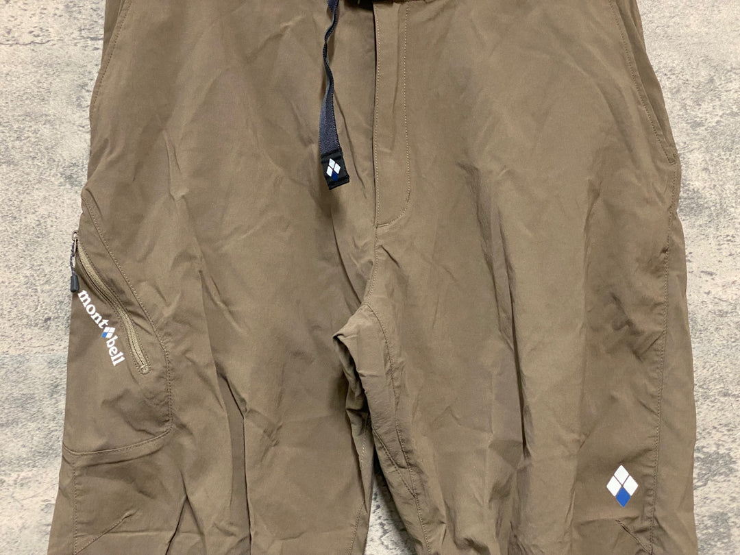 JW046 モンベル mont bell サイクルパンツ 茶 L