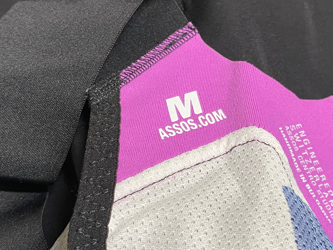 KD686 アソス ASSOS LL.MILLE BONKA 4.4 WINTER ビブタイツ 黒 L 裏起毛 ※パッド擦れ