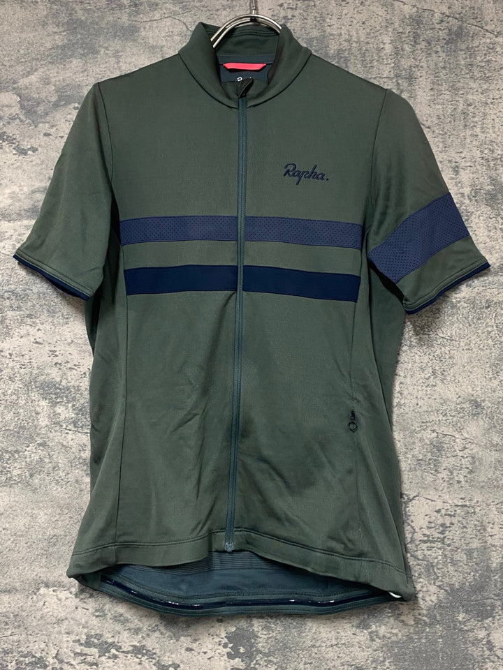 JY102 ラファ Rapha WOMEN'S BREVET JERSEY Ⅱ 半袖 サイクルジャージ レディース オリーブ M