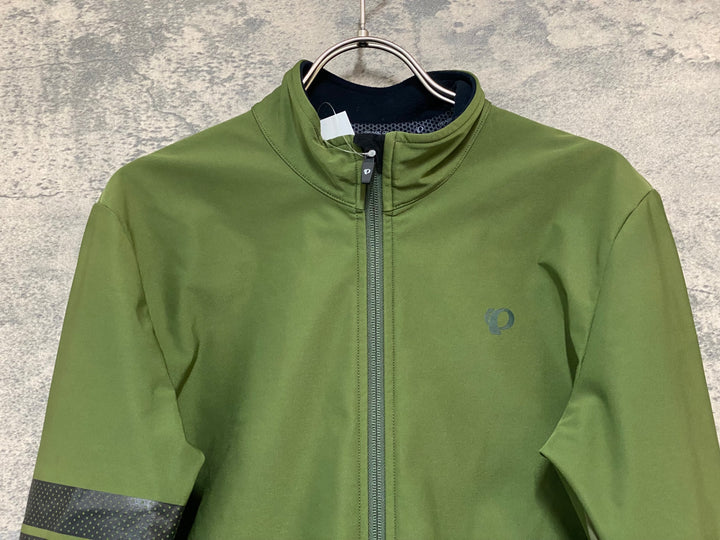 JW072 パールイズミ PEARL iZUMi 長袖 サイクルジャケット オリーブ L 裏起毛