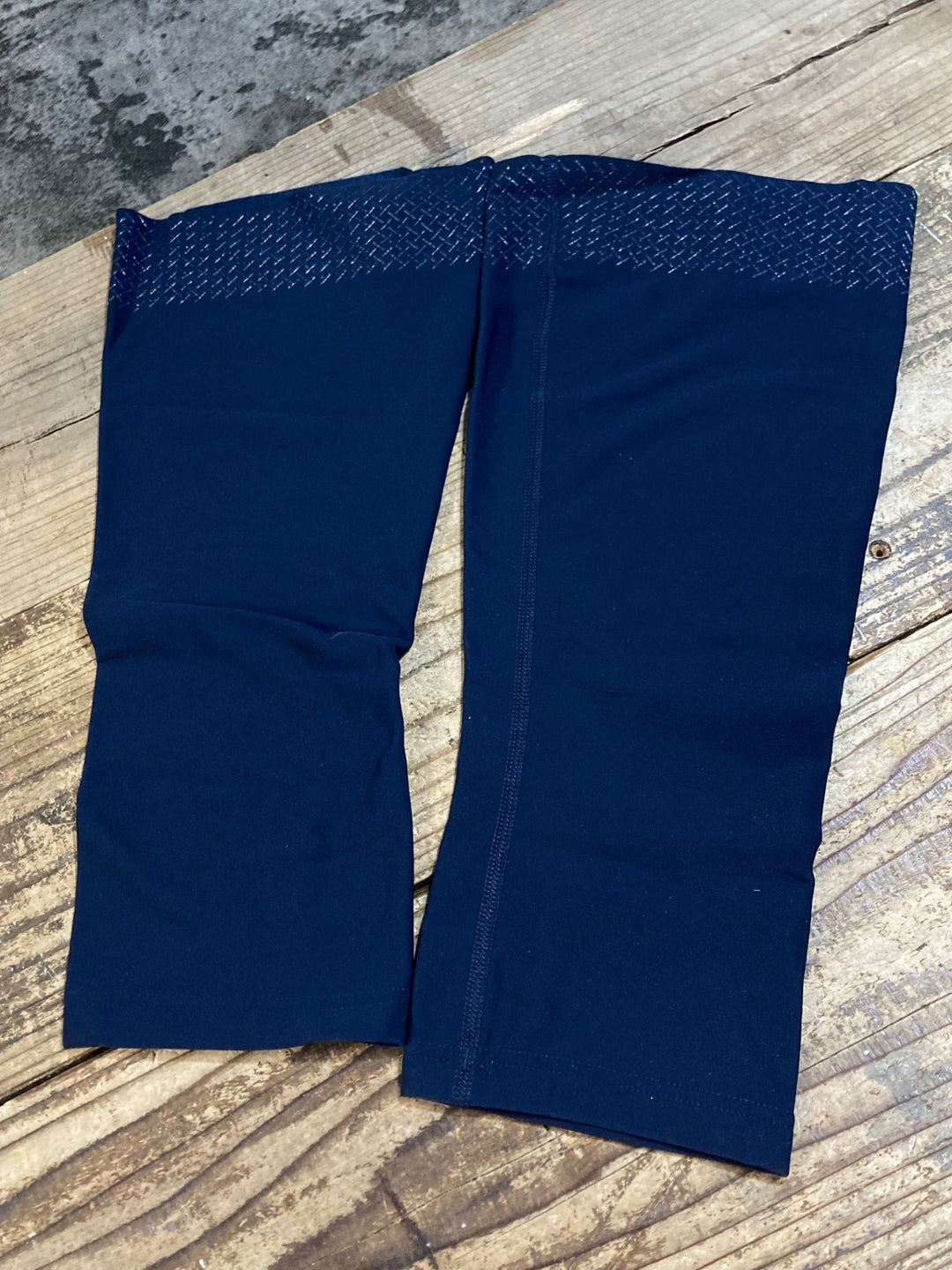 KA587 パスノーマルスタジオ PAS NORMAL STUDIOS CONTROL KNEE WARMER ニーウォマー ネイビー L 裏起毛