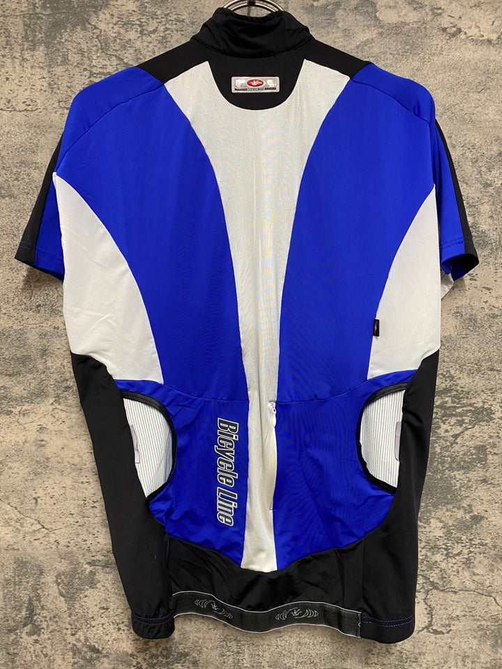 JN202 バイシクルライン BicycleLine 半袖 サイクルジャージ 青 M