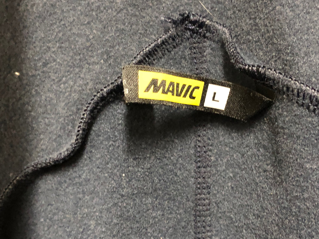 KD682 マヴィック MAVIC ビブショーツ 黒 L 裏起毛