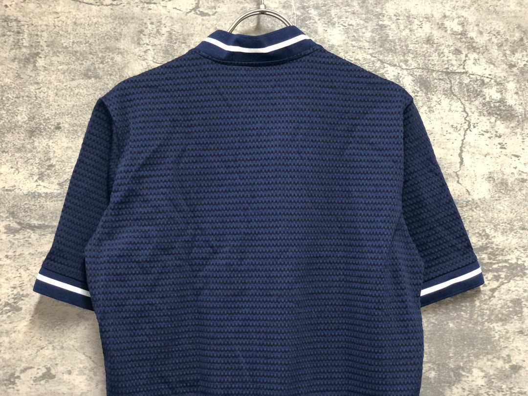 KJ113 カペルミュール KAPELMUUR 半袖 サイクルジャージ 濃紺 L