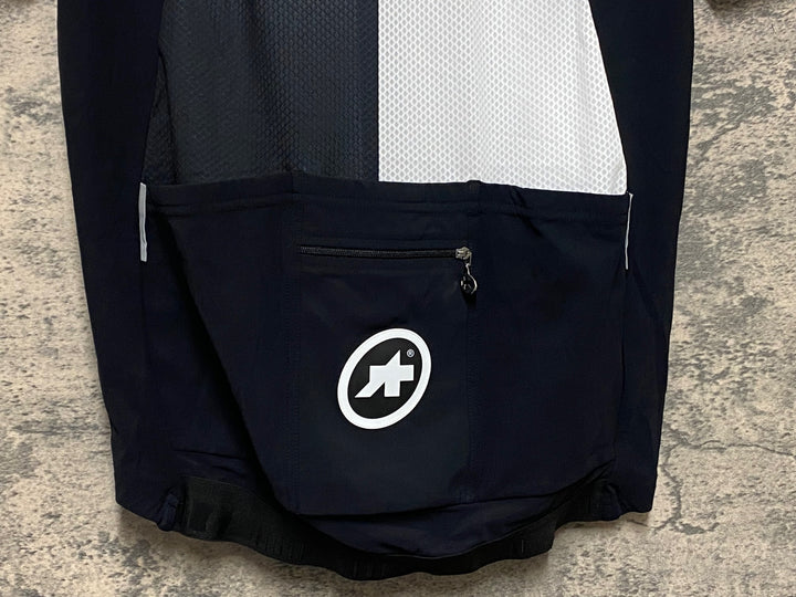 KM090 アソス ASSOS S5.CENTO 半袖 サイクルジャージ 白/黒 S
