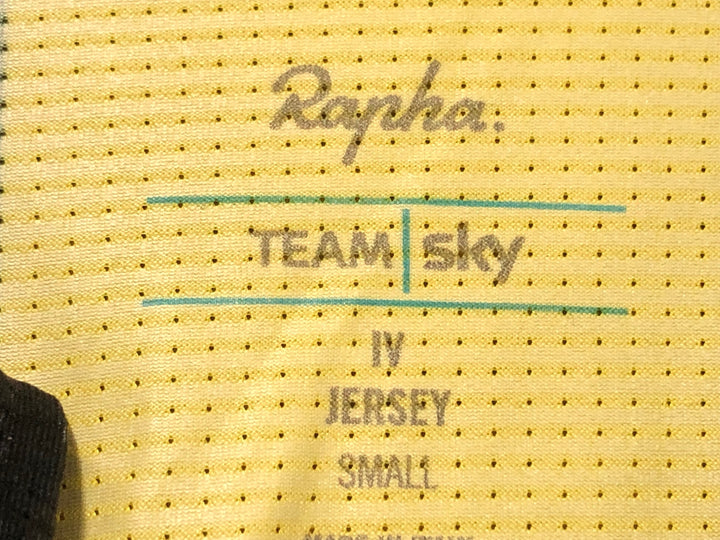 JV921 ラファ Rapha IV JERSEY 半袖 サイクルジャージ 黒 S TEAM Sky