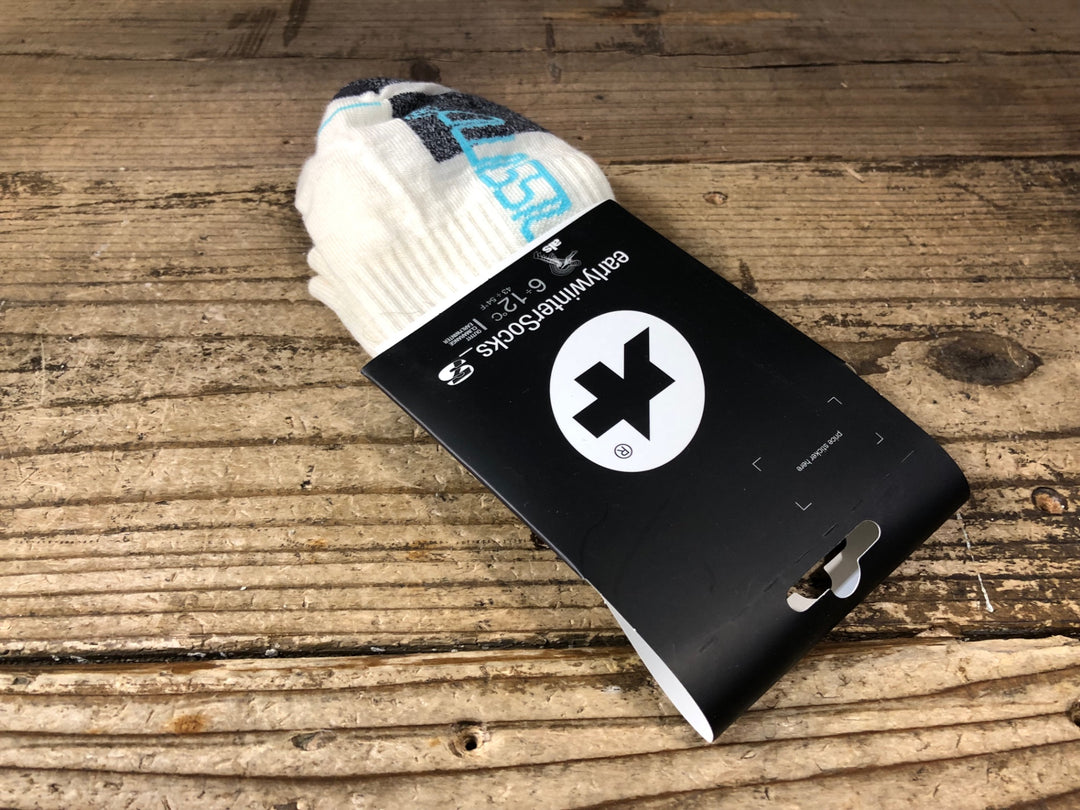 JQ169 アソス assos earlywinterSocks S7 サイクルソックス 白 2