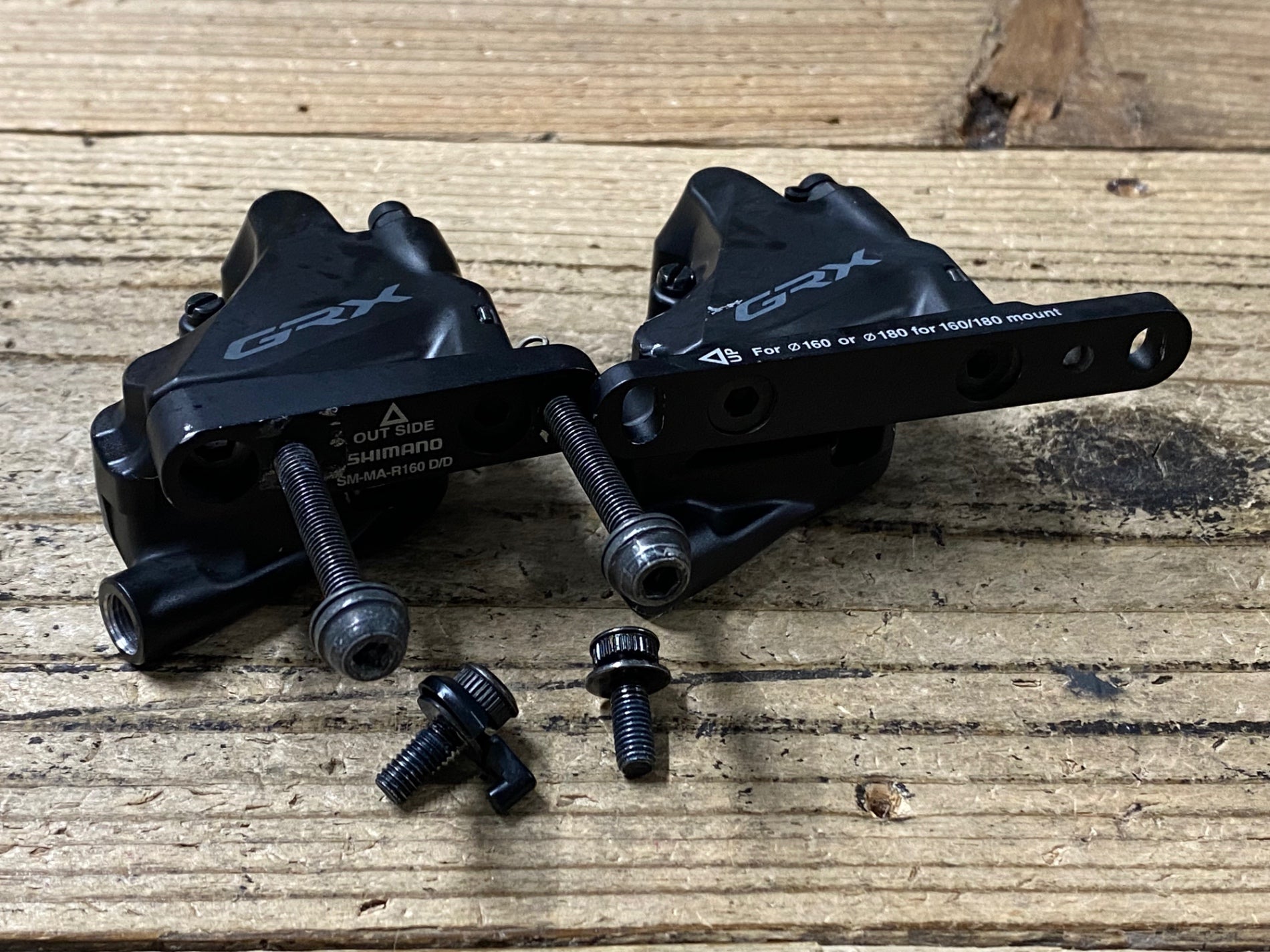 KK512 シマノ SHIMANO GRX BR-RX400 ディスクブレーキキャリパー 前後