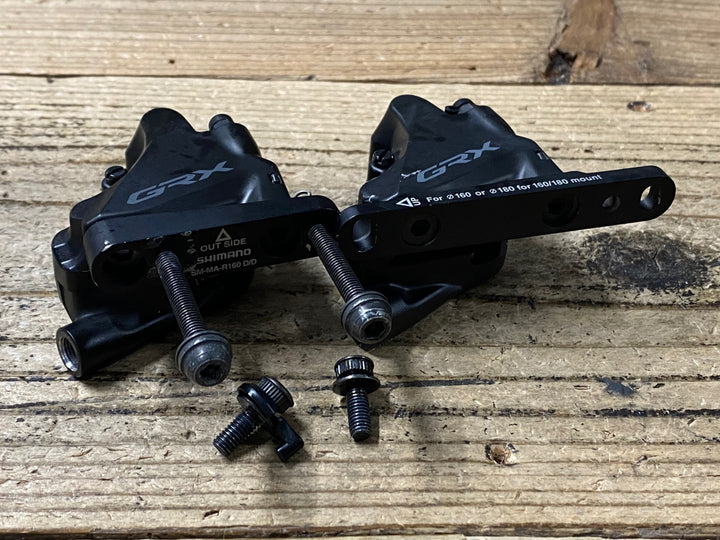 KK512 シマノ SHIMANO GRX BR-RX400 ディスクブレーキキャリパー 前後セット