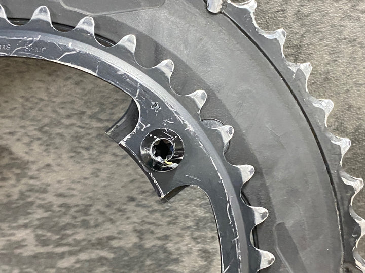 JP896 シマノ SHIMANO アルテグラ ULTEGRA FC-R8000 チェーンリング セット 52-36T ※磨耗強のためジャンク