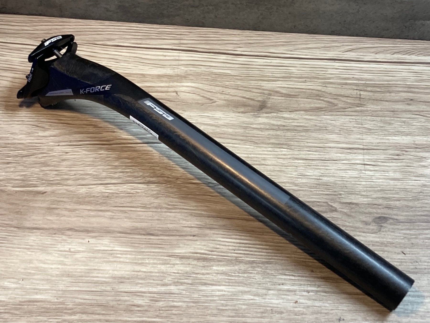 JU658 FSA K-FORCE カーボン シートポスト 黒 350mm Φ27.2 SB25mm