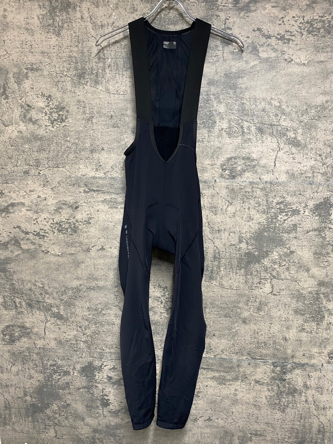 JD980 ユニバーサルカラーズ Universal Colours Mono Bib Tight ビブタイツ 黒 M 裏起毛