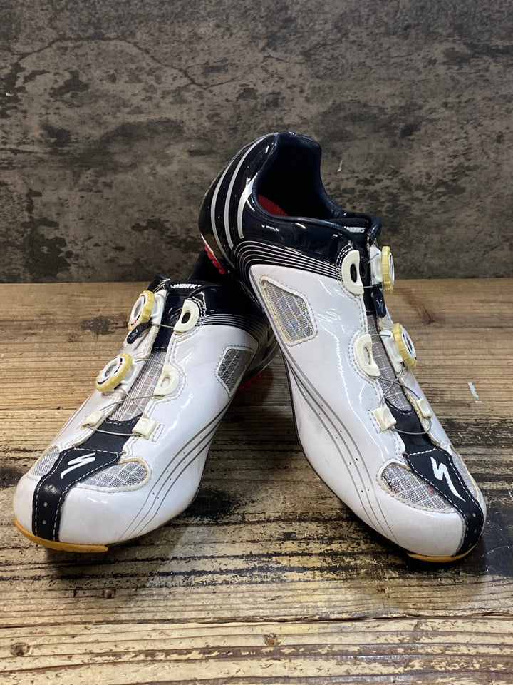 JU924 スペシャライズド SPECIALIZED エスワークス S-WORKS 7 RD ビンディングシューズ SPD-SL 白 EU41