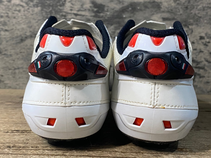 JO620 シディ SIDI SHOT2 ビンディングシューズ 3穴 ダイヤル 白 EU40 1/2