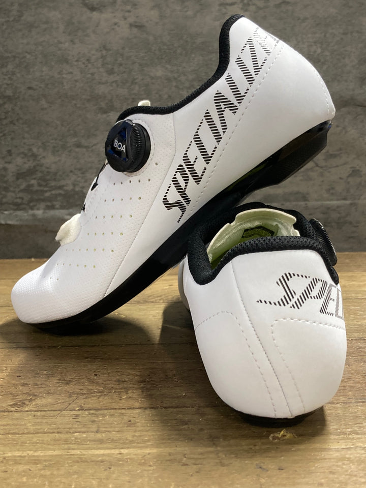 KL073 スペシャライズド SPECIALIZED Torch 1.0 BG BOA ビンディングシューズ 白 EU38