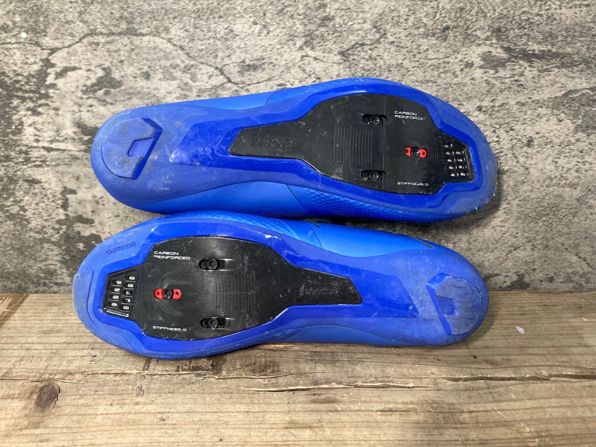 JY068 シマノ SHIMANO RC5 SHRC503M ビンディングシューズ 青 EU42 SPD