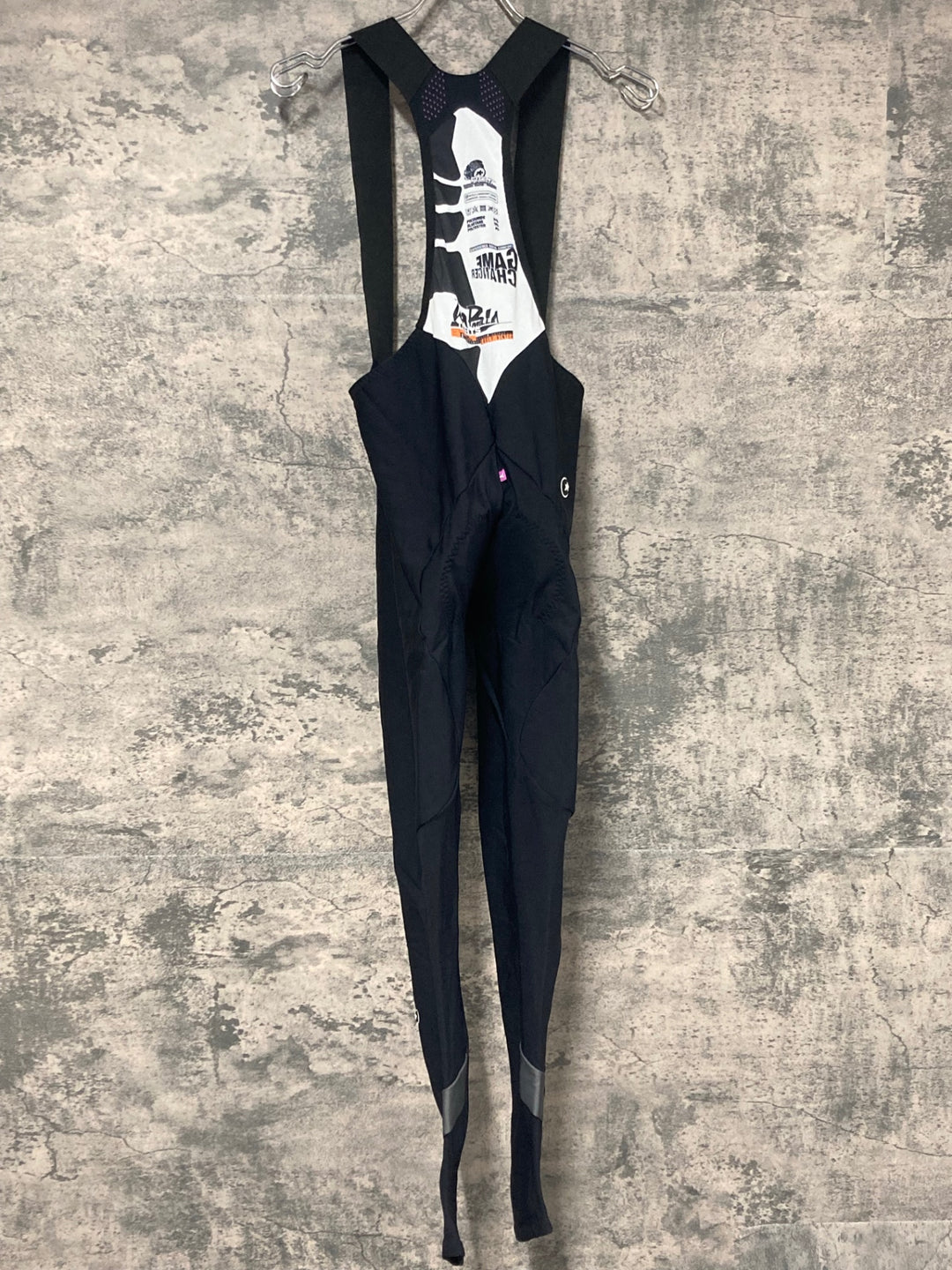 JW328 アソス assos ビブタイツ 裏起毛 3/4 黒 M