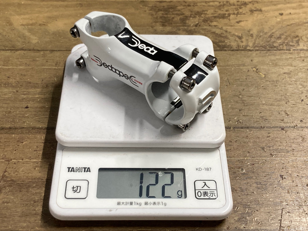 KP071 デダ Deda ZERO 1 アルミステム 白 Φ31.7 OS 70mm
