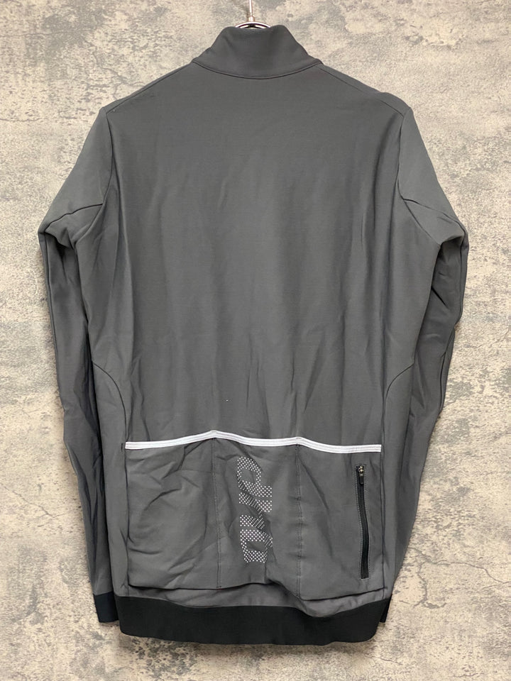 KJ958 dhb 裏起毛 長袖 サイクルジャージ グレー M