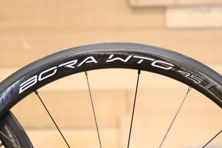 カンパニョーロ CAMPAGNOLO ボーラ BORA WTO 45 カーボン チューブレス ホイールセット シマノ 12/11S 19C 【立川店】