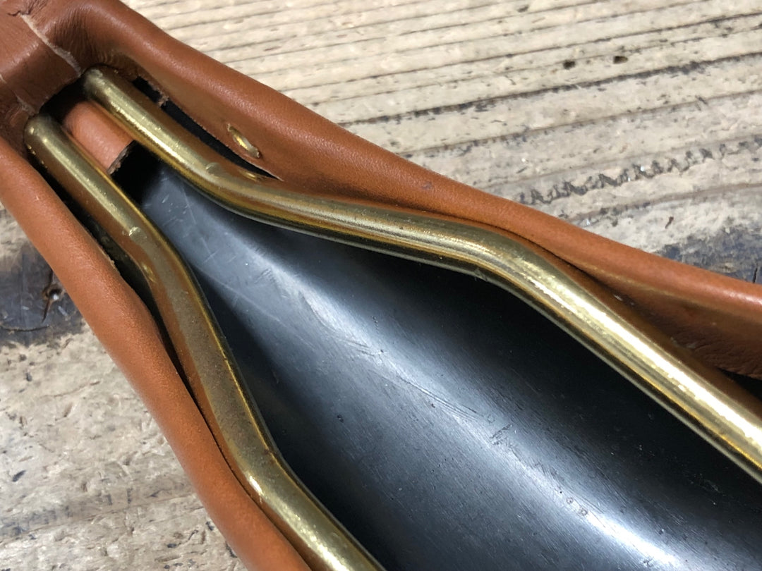 KC786 セラサンマルコ Selle Sanmarco ロールス ROLLS サドル スチールレール ブラウン