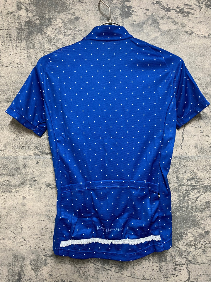 JO887 カペルミュール KAPELMUUR 半袖 サイクルジャージ ネイビー ドット 36 レディース