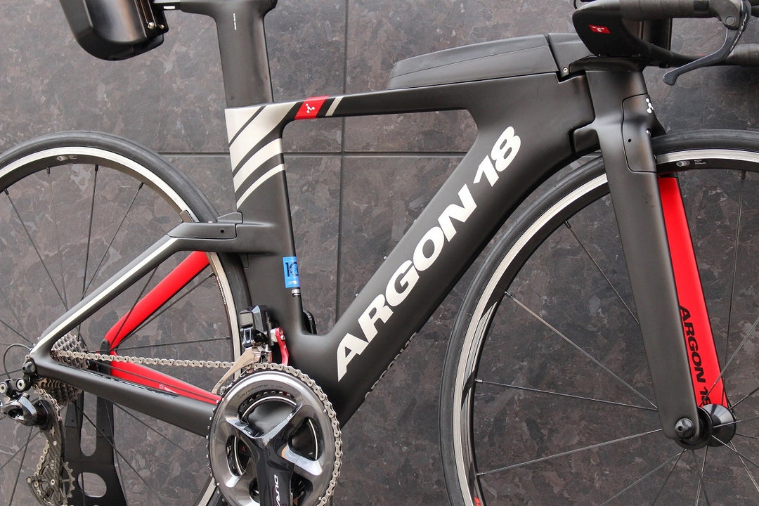 アルゴン18 ARGON18 E-119 TRI+ 2019モデル XSサイズ シマノ デュラエース R9150 Di2 11S カーボン TT トライアスロンバイク 【福岡店】