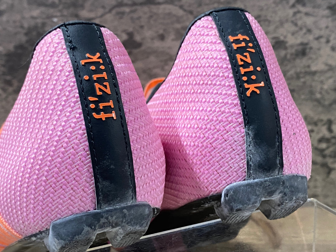 JS465 フィジーク fizik テンポ VENTO POWERSTRAP AEROWEAVE CARBON ビンディングシューズ ピンク EUR41