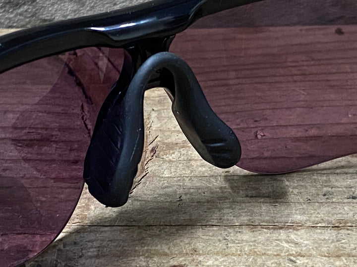 KB576 オークリー OAKLEY RADAR LOCK サングラス アイウェア 黒赤 PRIZM ROAD ※レンズ傷 弦べたつき