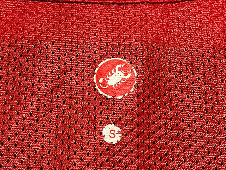 KB552 カステリ CASTELLI ウィンドブレーカー 黒 S ※ほつれ